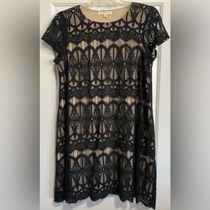Love Fire brand, size large black sheer dress